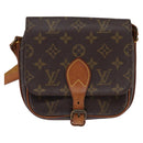 LOUIS VUITTON Monogram Cartouchiere PM Shoulder Bag M51254 LV Auth BA6217-2
