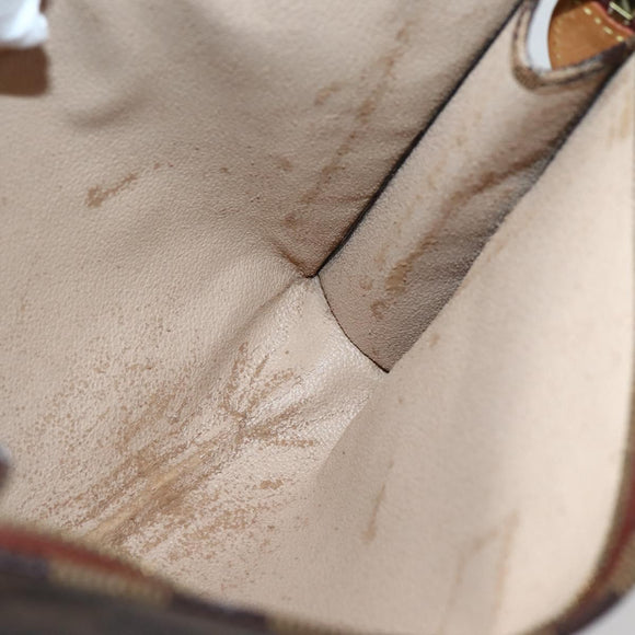 LOUIS VUITTON Damier Ebene Poche Toilette 26 Pouch N47543 LV Auth BA6219