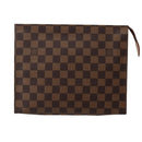 LOUIS VUITTON Damier Ebene Poche Toilette 26 Pouch N47543 LV Auth BA6219-13