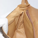 GUCCI Micro GG Canvas Shoulder Bag Brown Gold Auth BA6220-22