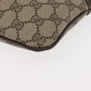 GUCCI GG Supreme Web Sherry Line Bag PVC Beige Gold Red 904 02 047 Auth BA6221-15