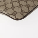 GUCCI GG Supreme Web Sherry Line Bag PVC Beige Gold Red 904 02 047 Auth BA6221-16