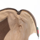 GUCCI GG Supreme Web Sherry Line Bag PVC Beige Gold Red 904 02 047 Auth BA6221-19