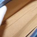 MCM Hand Bag Leather Blue Gold Auth BA6222-11