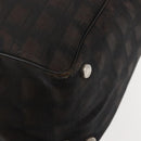 CHANEL New Travel Line Tote Bag Nylon Black Gold CC Auth BA6224-15