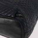 BALLY Chain Shoulder Bag Leather Navy Gold Auth BA6225-16