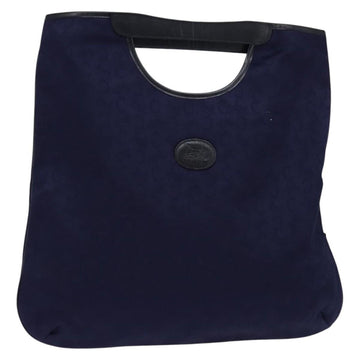 CELINE C Sulky Hand Bag Canvas Navy Auth BA6229
