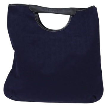 CELINE C Sulky Hand Bag Canvas Navy Auth BA6229 - 0