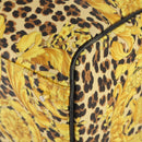 Gianni Versace Boston Bag PVC 2way Yellow Black gold Auth BA6230-17