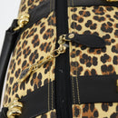 Gianni Versace Boston Bag PVC 2way Yellow Black gold Auth BA6230-10