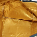 Gianni Versace Boston Bag PVC 2way Yellow Black gold Auth BA6230-20