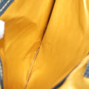 Gianni Versace Boston Bag PVC 2way Yellow Black gold Auth BA6230-22