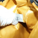 Gianni Versace Boston Bag PVC 2way Yellow Black gold Auth BA6230-12