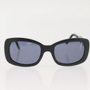 CHANEL Sunglasses Plastic Black CC Auth BA6232-2
