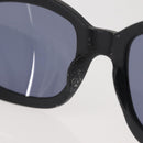 CHANEL Sunglasses Plastic Black CC Auth BA6232-6