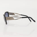 CHANEL Sunglasses Plastic Black CC Auth BA6232-9
