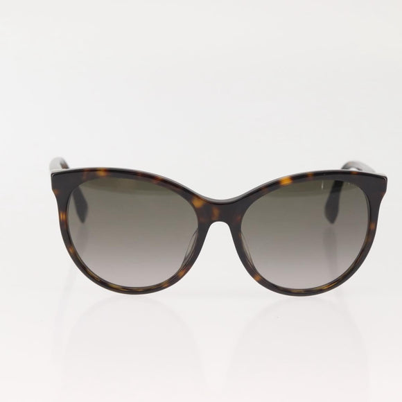 FENDI Sunglasses Plastic Brown Auth BA6233