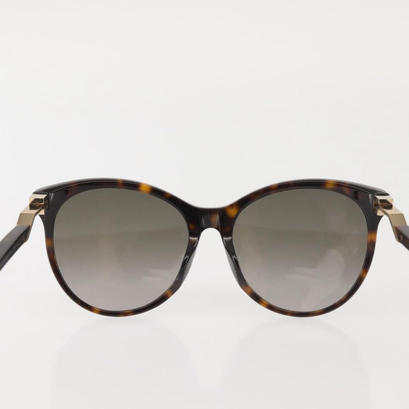 FENDI Sunglasses Plastic Brown Auth BA6233