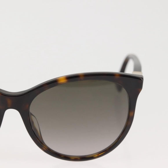 FENDI Sunglasses Plastic Brown Auth BA6233