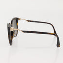 FENDI Sunglasses Plastic Brown Auth BA6233-6