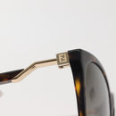 FENDI Sunglasses Plastic Brown Auth BA6233-8