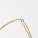 Christian Dior Chain Shoulder Bag Leather Navy Gold Auth BA6234-8