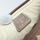 GUCCI GG Plus Supreme Shoulder Bag PVC Leather Beige Gold Auth BA6237-18