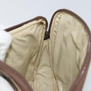 GUCCI GG Plus Supreme Shoulder Bag PVC Leather Beige Gold Auth BA6237-19