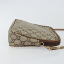 GUCCI GG Plus Supreme Shoulder Bag PVC Leather Beige Gold Auth BA6237-3