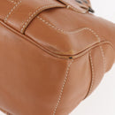CELINE Boogie bag Hand Bag Leather Brown Auth BA6238-13