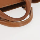 CELINE Boogie bag Hand Bag Leather Brown Auth BA6238-7