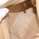 CELINE C Macadam Canvas Shoulder Bag Beige Gold Auth BA6239-11