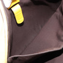 GUCCI Diamante Business Bag Leather Beige Gold 344357 Auth BA6240-22