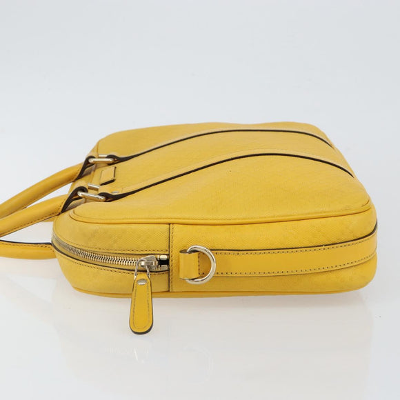 GUCCI Diamante Business Bag Leather Beige Gold 344357 Auth BA6240