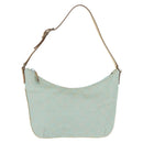 GUCCI GG Canvas Shoulder Bag Peppermint Gold 005 0813 Auth BA6242-1