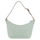 GUCCI GG Canvas Shoulder Bag Peppermint Gold 005 0813 Auth BA6242-3