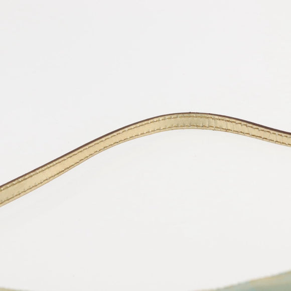 GUCCI GG Canvas Shoulder Bag Peppermint Gold 005 0813 Auth BA6242