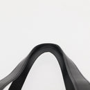 BURBERRY Nova Check Hand Bag Canvas Leather Black Gold Auth BA6246-8