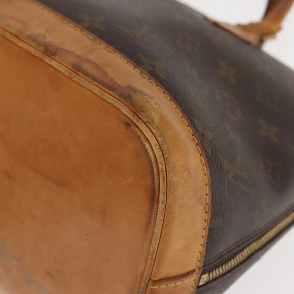 LOUIS VUITTON Monogram Alma Hand Bag M51130 LV Auth BA6248