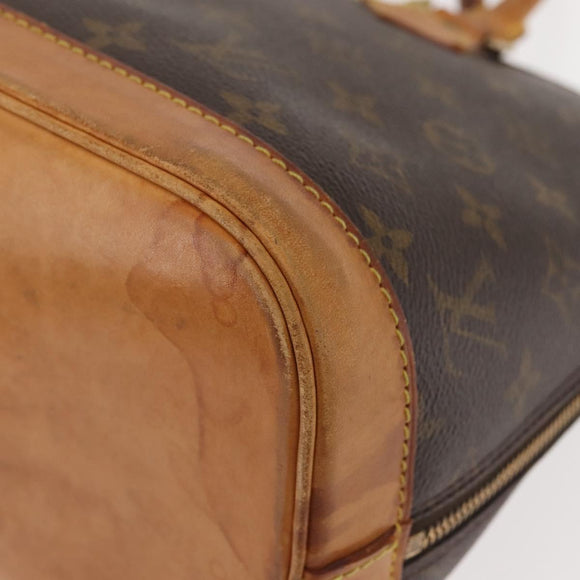 LOUIS VUITTON Monogram Alma Hand Bag M51130 LV Auth BA6248