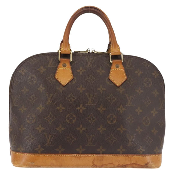 LOUIS VUITTON Monogram Alma Hand Bag M51130 LV Auth BA6248
