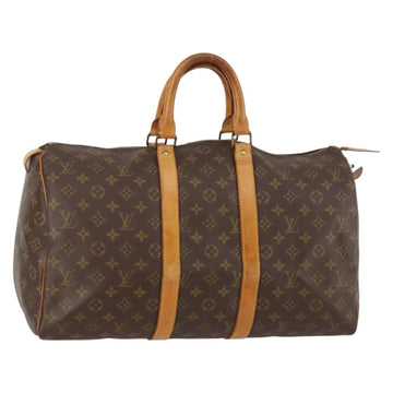 LOUIS VUITTON Monogram Keepall 45 Boston Bag Vintage M41428 LV Auth BA6251