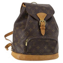 LOUIS VUITTON Monogram Montsouris MM Backpack M51136 LV Auth BA6252-1