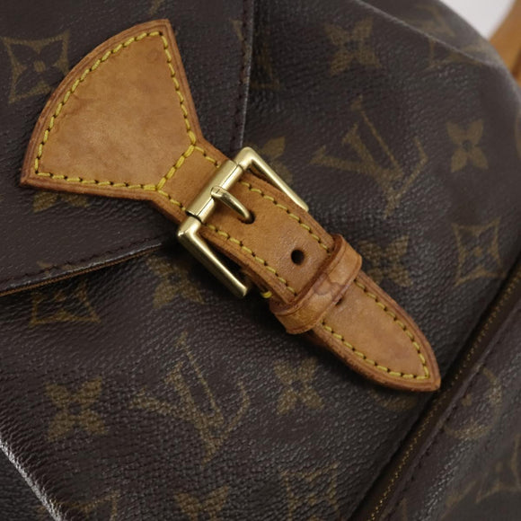 LOUIS VUITTON Monogram Montsouris MM Backpack M51136 LV Auth BA6252