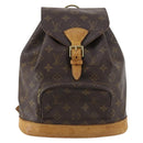 LOUIS VUITTON Monogram Montsouris MM Backpack M51136 LV Auth BA6252-13
