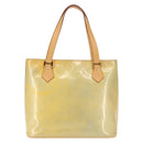 LOUIS VUITTON Monogram Vernis Houston Hand Bag Gris M91053 LV Auth BA6256-2