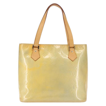 LOUIS VUITTON Monogram Vernis Houston Hand Bag Gris M91053 LV Auth BA6256 - 0