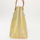 LOUIS VUITTON Monogram Vernis Houston Hand Bag Gris M91053 LV Auth BA6256-3