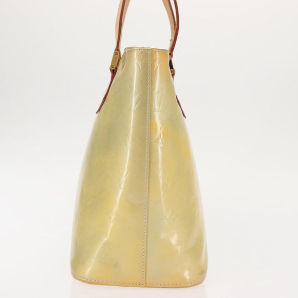 LOUIS VUITTON Monogram Vernis Houston Hand Bag Gris M91053 LV Auth BA6256