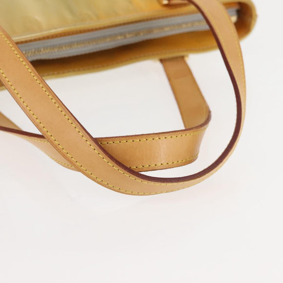 LOUIS VUITTON Monogram Vernis Houston Hand Bag Gris M91053 LV Auth BA6256